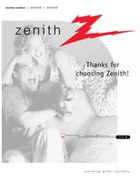 Zenith A25A74 A25A76R SZ3233RK TV Operating Manual